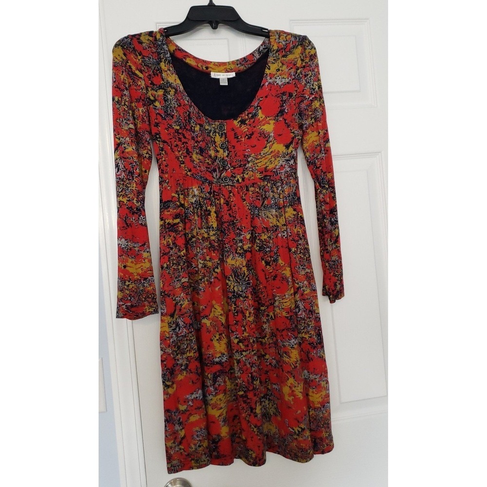Angie Giorgio Womans Dress Size Medium Long Sleeve